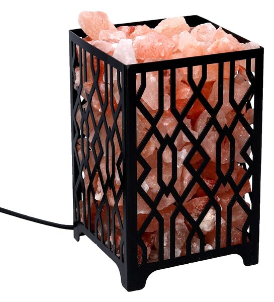 Lampada sale con ciottoli e attacco cm 13,1x13,1xh20