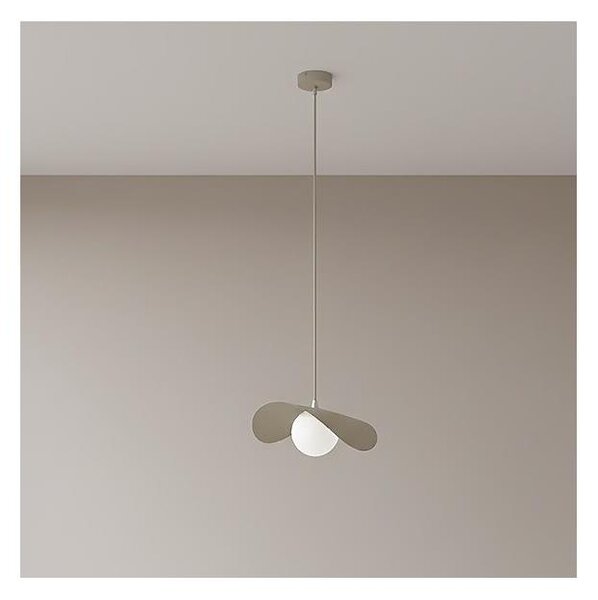 Lampadario a sospensione RITUAL 1xG9/8W/230V beige