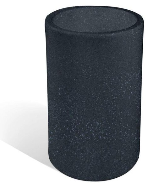 Vaso Porta vaso, in polietilene BAROCCO Dimensione 35x h70 cm Modello Ionico spessore 2 mm colore Grafite