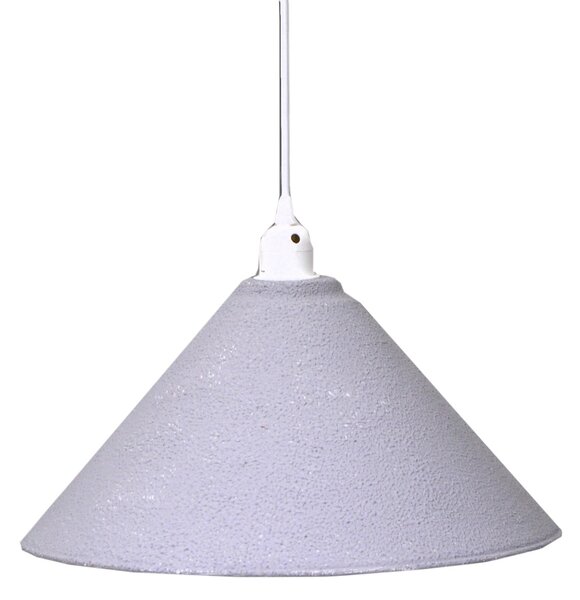 Lampadario in metallo vintage bianco/grigio con attacco cm Ø38,5xh26