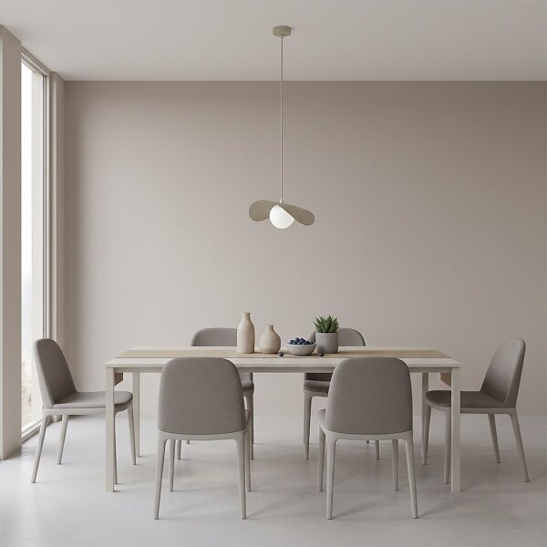 Lampadario a sospensione RITUAL 1xG9/8W/230V beige