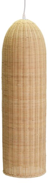 Lampadario in rattan naturale con attacco cm Ø20xh77