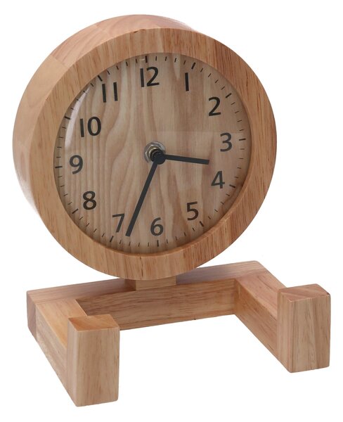 Orologio in legno naturale cm 11,5x15x20