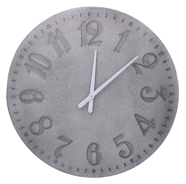 Orologio in legno grigio cm Ø74x2