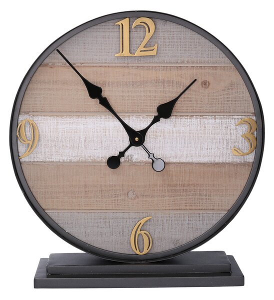Orologio tavolo in legno in metallo cm 43,9x11,9xh48