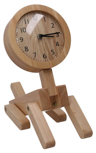 Orologio in legno naturale cm 25x12xh34