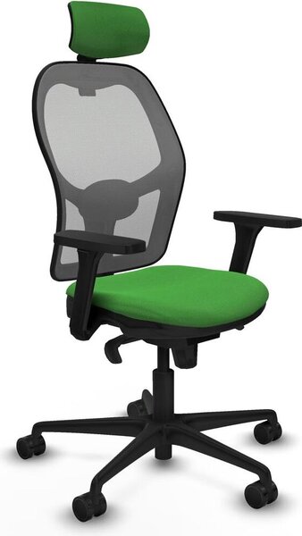 Sedia da ufficio con poggiatesta Piqueras y Crespo 3D036N2 verde