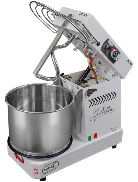 Famag Grilletta IM 5S-230 10 Velocit� - Dimensioni 25,5x49x h 39 cm Capacit� impasto 5 kg Impastatrice a spirale con testa SOLLEVABILE inserimento facile impasto