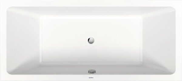 Duravit No.1 baignoire encastrée, rectangulaire, 1800x800mm, 2 pans de dos, blanc, 700492000000000, 700492000000000