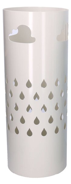 Portaombrelli in metallo nuvole bianco tondo cm ø19xh49