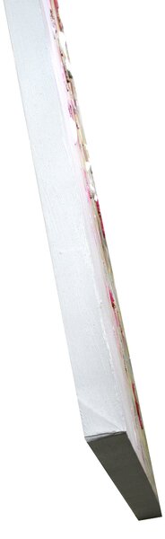 Quadro dipinto fiori cm 50x150x4