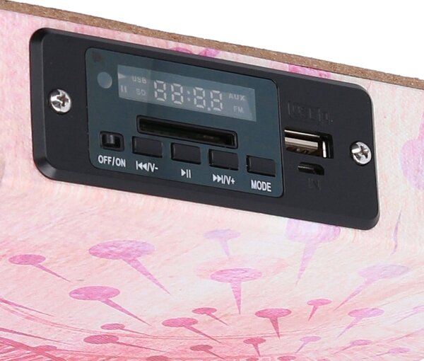Quadro stampa bluetooth multicolor cm 60x60x4