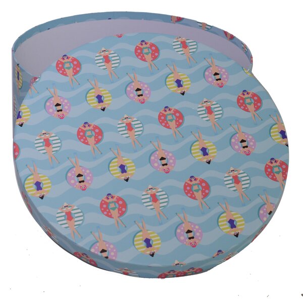 Set 5 Scatole cartone piscina tondo