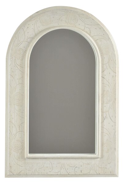 Specchio in legno norimberga crema cm 40x2xh60