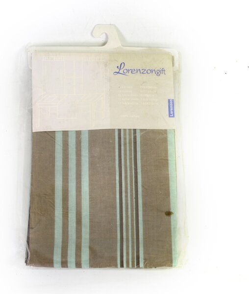 Tovaglia verdeacqua strisce cm 110x280xh0