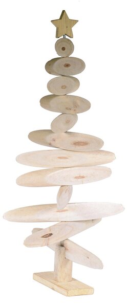 Mini Albero di Natale in Legno cm 47x10xh90