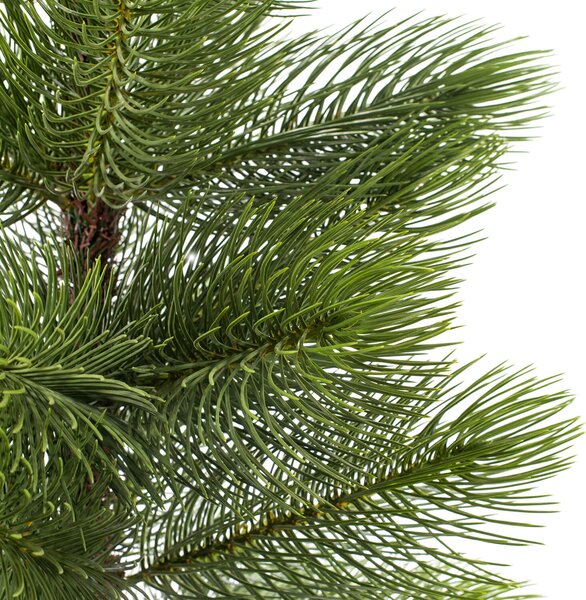 Albero di Natale Artificiale cm Ø48xh90 con 19 rami con vaso grivola verde