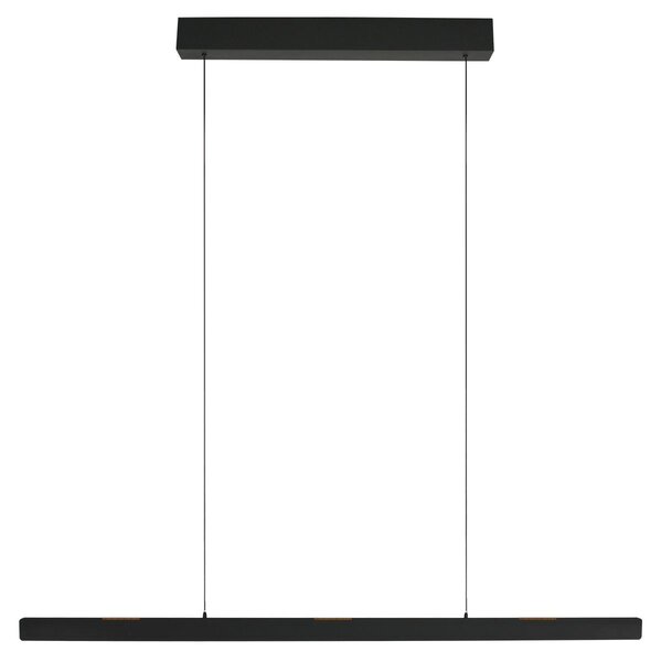 Steinhauer Exclusive - lampada a sospensione - Fluxy - nero - metallo - lampada di design - LED - 4190ZW