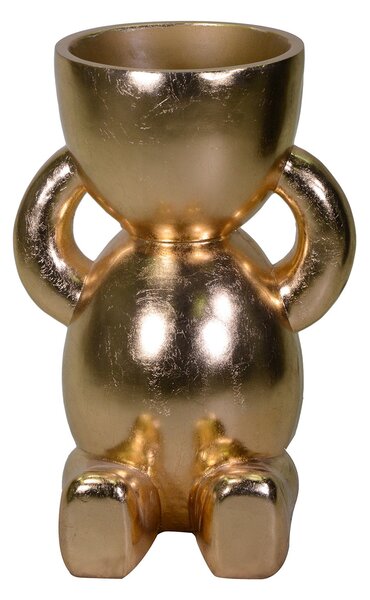 Portavaso in Resina bambino oro cm 49,5x48xh69
