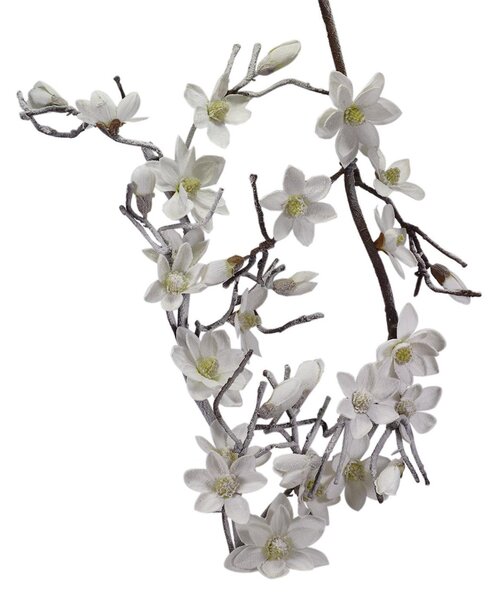 Ramo magnolia bianco neve cm 0,5xh190x0,5