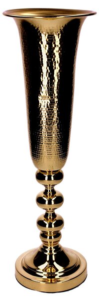 Vaso in Metallo oro cm 16x16xh55