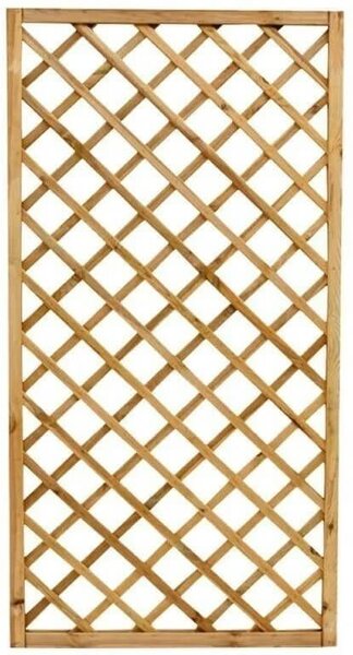 Pannello Grigliato per Rampicanti 40x180 cm in Legno Impregnato