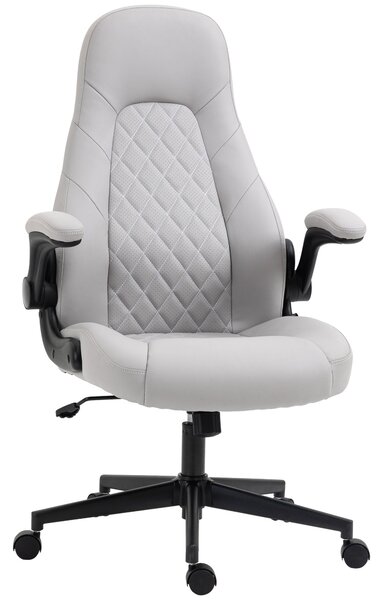 Sedia Direzionale da Ufficio 67x70x112-122 cm Altezza Regolabile Grigio
