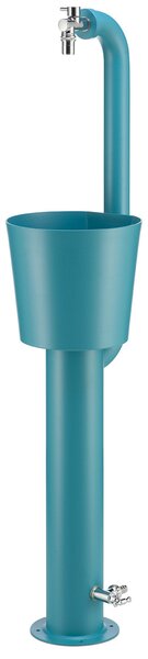 Fontana da Giardino con Doppio Rubinetto e Secchio Belfer 42/ARRC Cactus Turchese