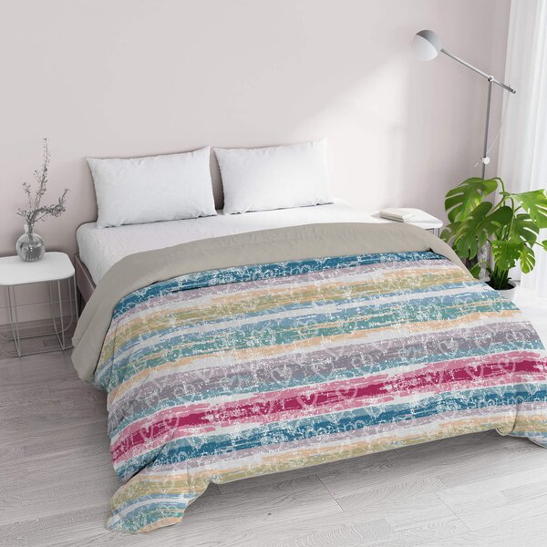 Trapunta Invernale Singola 180gr con Stampa in Microfibra Love Lines