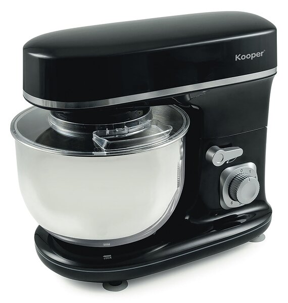 Impastatrice Planetaria 5 Litri 6 Velocità 1300W Kooper Demetra Nero