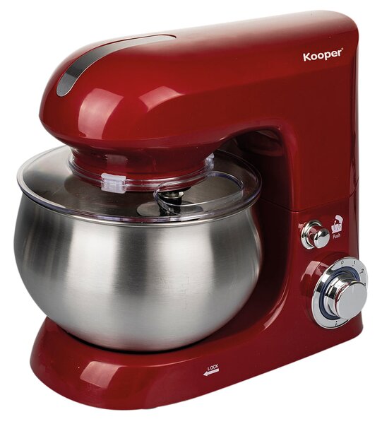 Impastatrice Planetaria 5 Litri 6 Velocità 1300W Kooper Atena Rosso