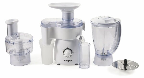 Robot da Cucina Multifunzione 400W 2 Velocità + Pulse Kooper Bianco