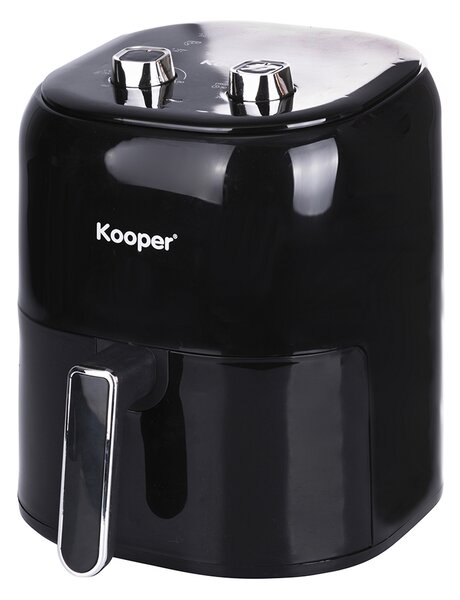 Friggitrice Elettrica ad Aria 10 Cotture 5,5 Litri 1400W Kooper Dorabel Nera