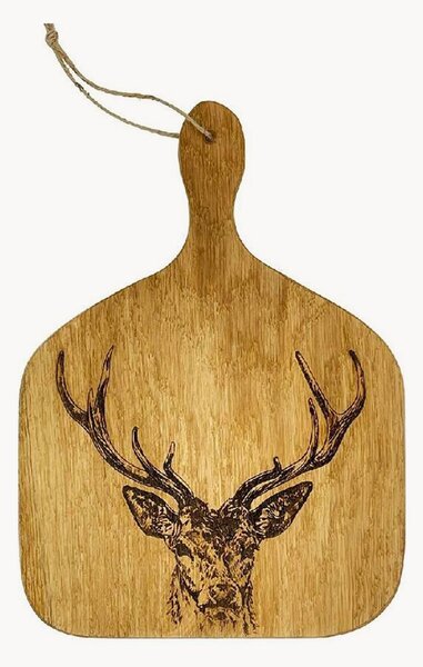 Tagliere in legno di quercia Stag Prince