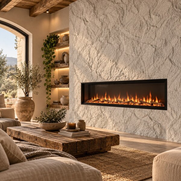 Divina Home Set 10 pz Pannello Decorativo effetto Roccia Pietra 3D 7,2 mt2 Rivestimento Murale in PU 120 x 60 x 1,6 Bianco Leccese - DH104833
