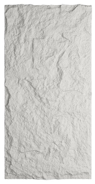 Divina Home Set 10 pz Pannello Decorativo effetto Roccia Pietra 3D 7,2 mt2 Rivestimento Murale in PU 120 x 60 x 1,6 Bianco Leccese - DH104833