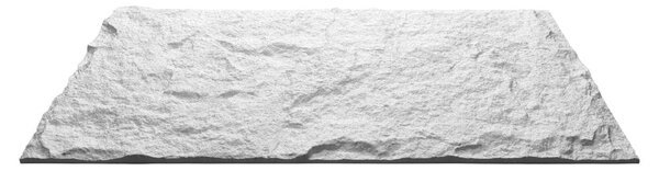 Divina Home Set 10 pz Pannello Decorativo effetto Roccia Pietra 3D 7,2 mt2 Rivestimento Murale in PU 120 x 60 x 1,6 Bianco Leccese - DH104833