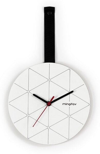 Orologio da parete Minuetto nero e bianco