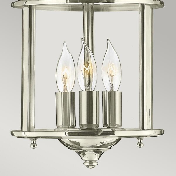Hinkley HK-GENTRY-P-S-PN - Lampadario a catena GENTRY 3xE14/60W/230V, cromo lucido