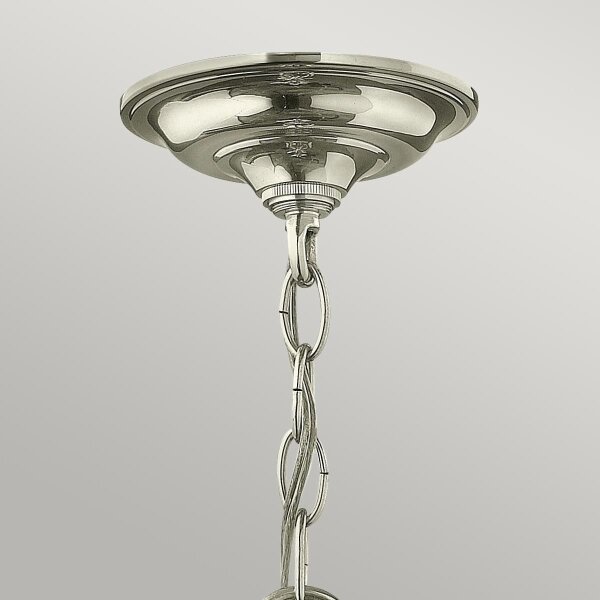 Hinkley HK-GENTRY-P-S-PN - Lampadario a catena GENTRY 3xE14/60W/230V, cromo lucido