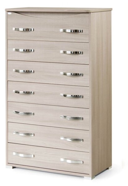 Cassettiera Settimino Maxi 127x76x41 cm olmo