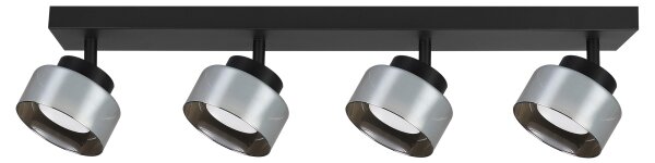 Brilagi - LED Faretto AURA LUX 4xGX53/30W/230V nero/fumé