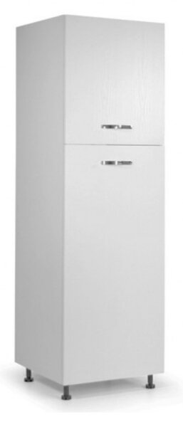 Colonna frigo 60x215H cm bianco frassinato