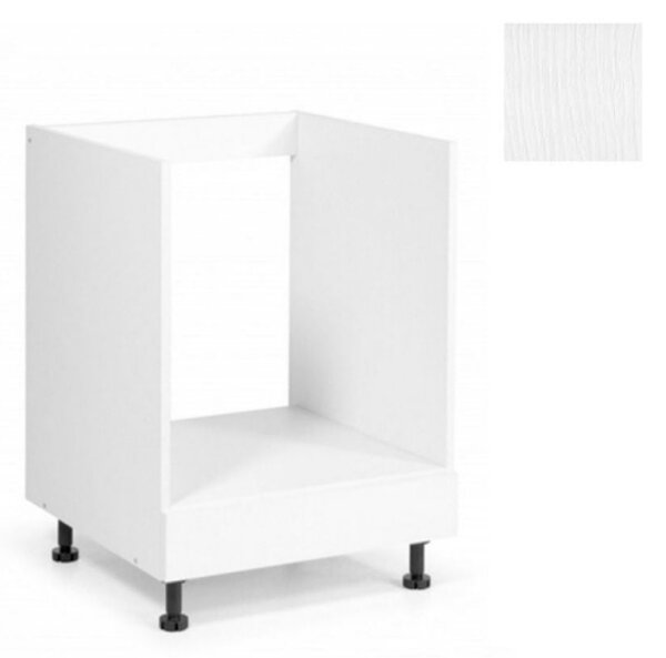 Cassa forno 60 cm bianco frassinato