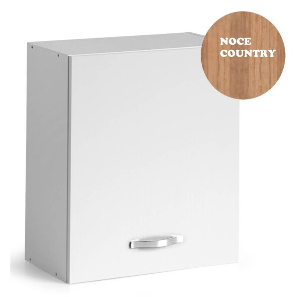 Pensile cucina 60x32x72H cm con anta noce country