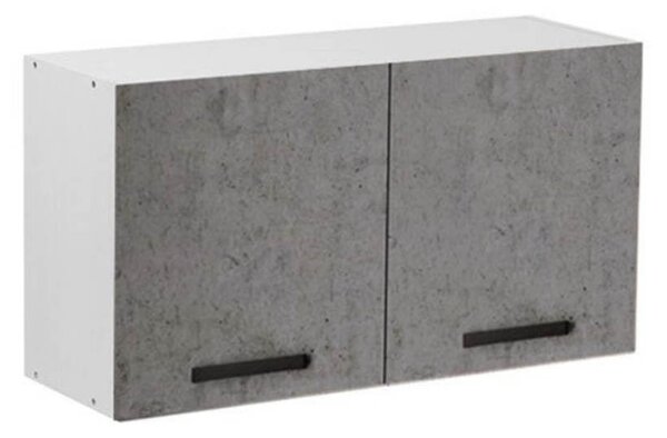 Mobile sopracappa 90x32x49H cm cemento