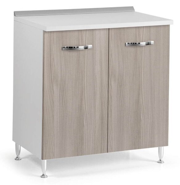 Base cucina 80x50x85H cm due ante olmo