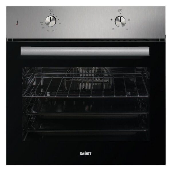 Forno multifunzione Calliope 2021 inox 2 manopole A+ Samet