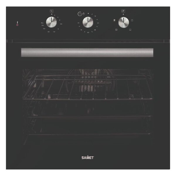 Forno multifunzione Calliope 2021 nero 3 manopole A+ Samet
