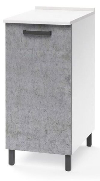 Base cucina con anta 30x50x85H cm cemento